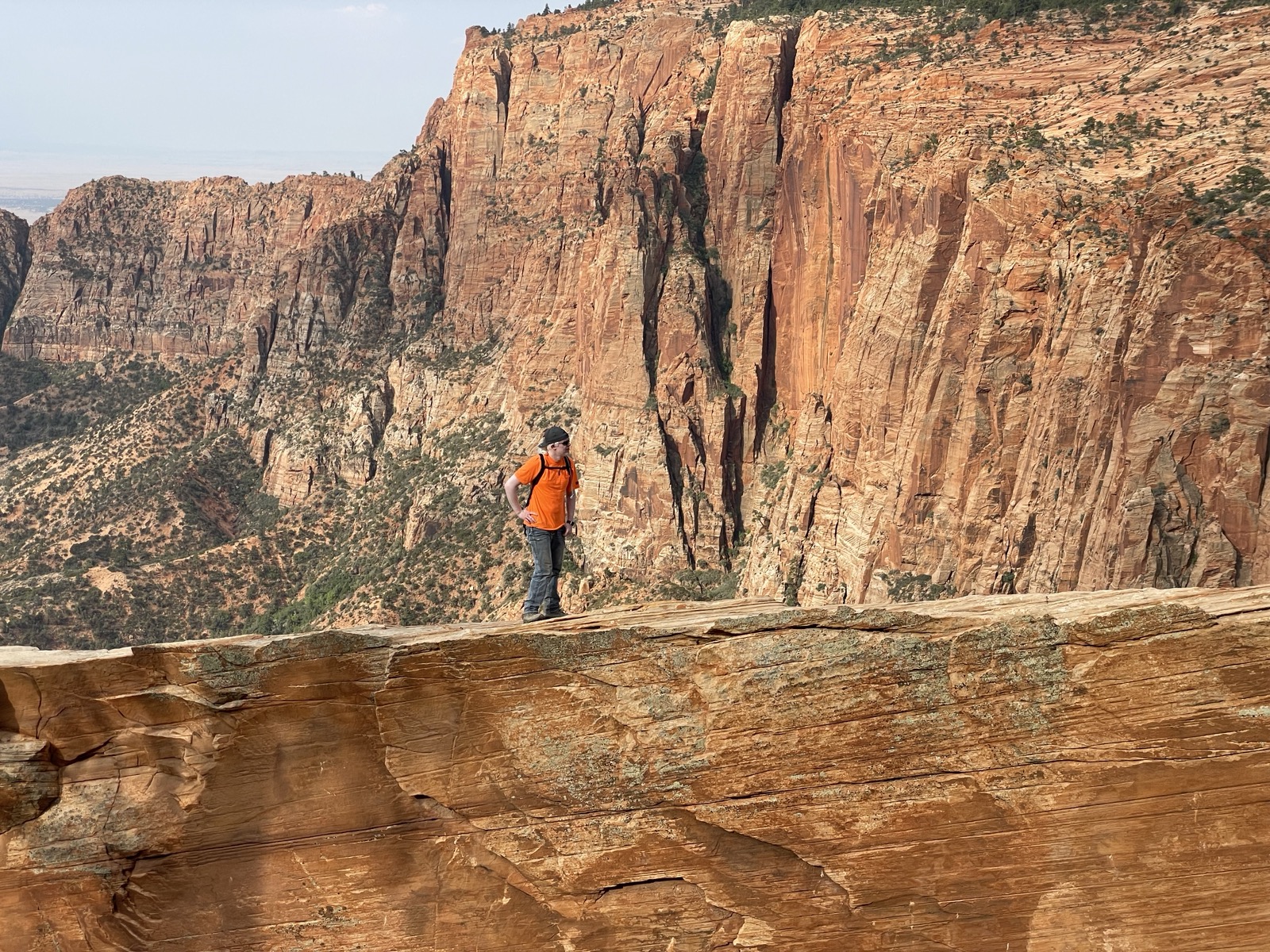 Wayne at a canyon overlook